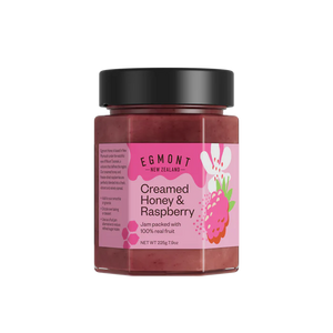 EGMONT CREAMED & RASPBERRY HONEY 225G